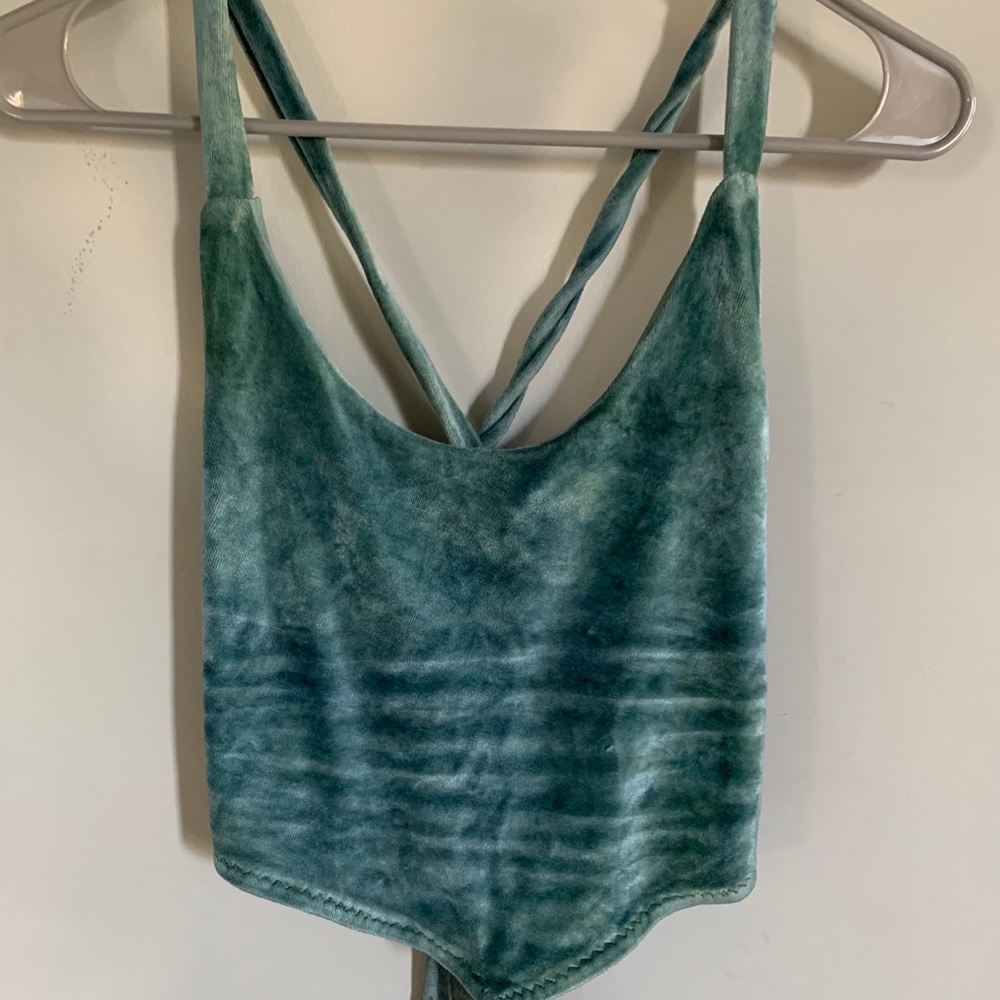 Hemp and bamboo velour top